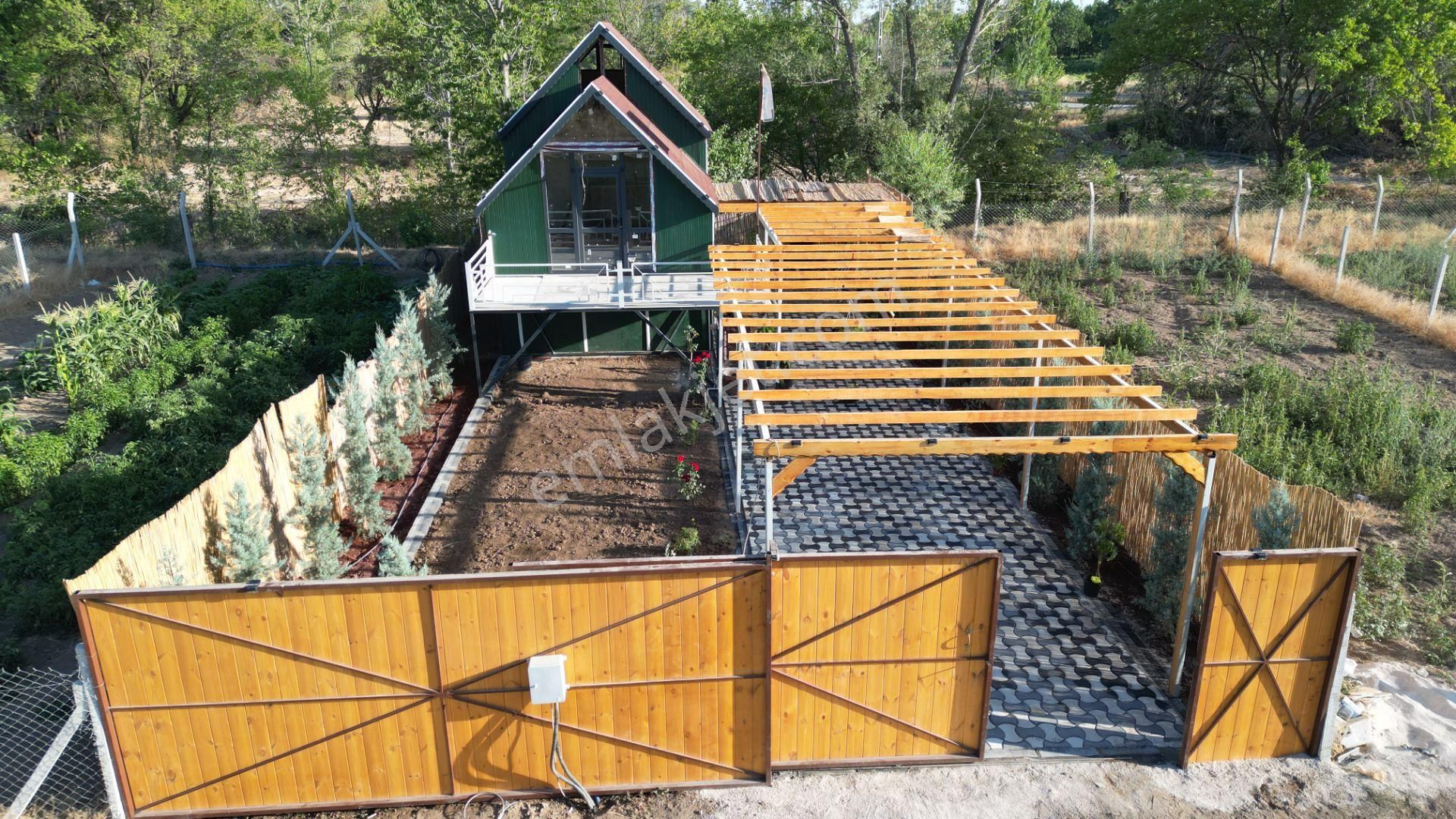 Doğanın İçinde Hazır Yapılı Bungalov Yaşam Alanı Bahçe - Görsel 5