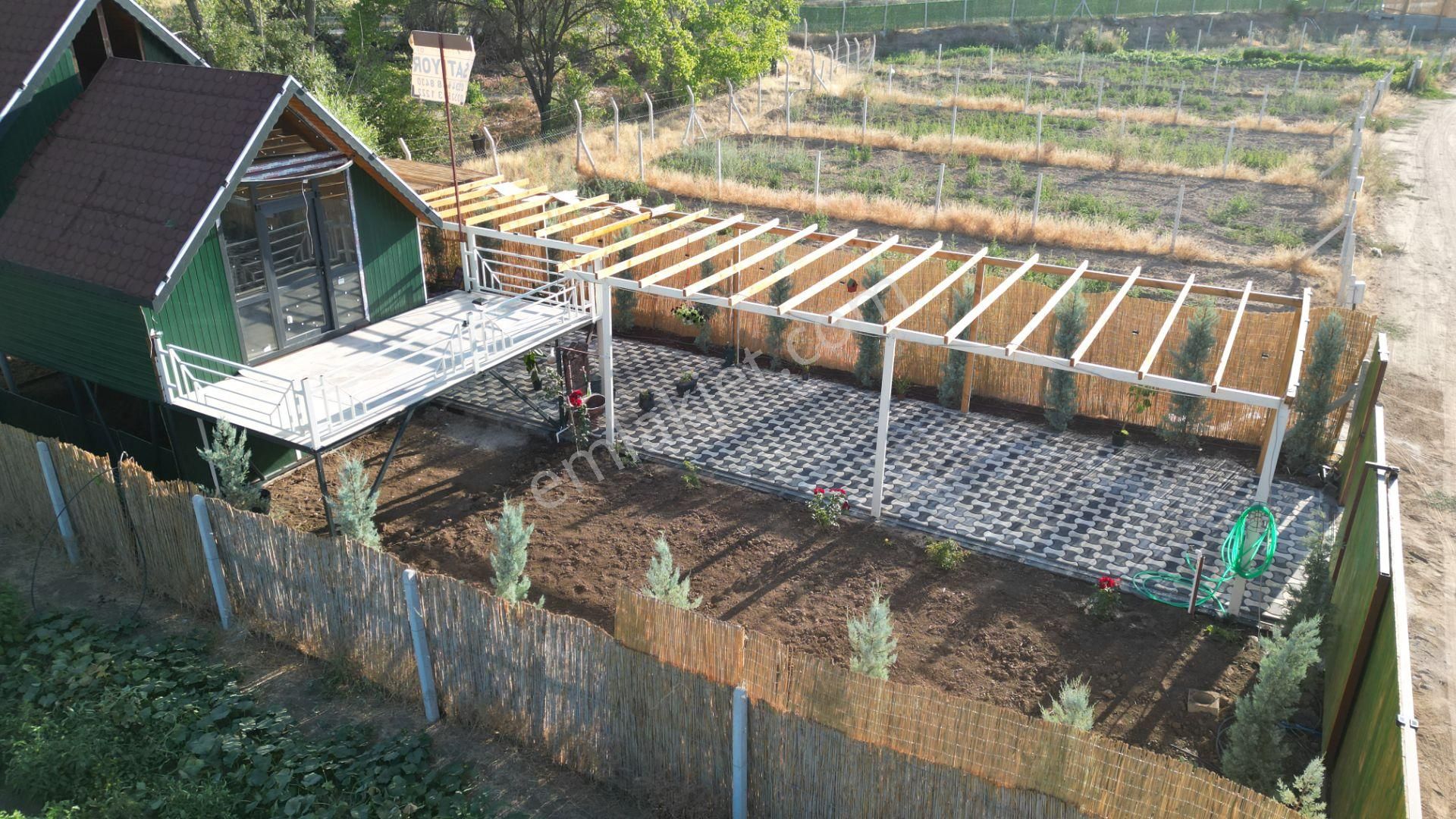 Doğanın İçinde Hazır Yapılı Bungalov Yaşam Alanı Bahçe - Görsel 4
