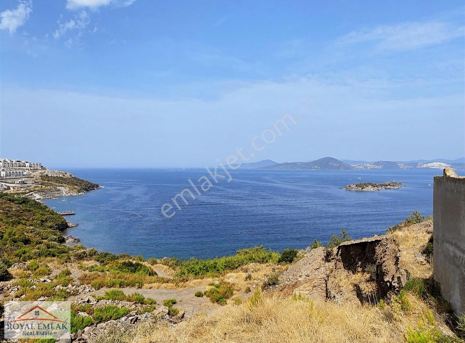 Denize İkinci Parsel Full Deniz Manzaralı Villa Arsası - Görsel 3