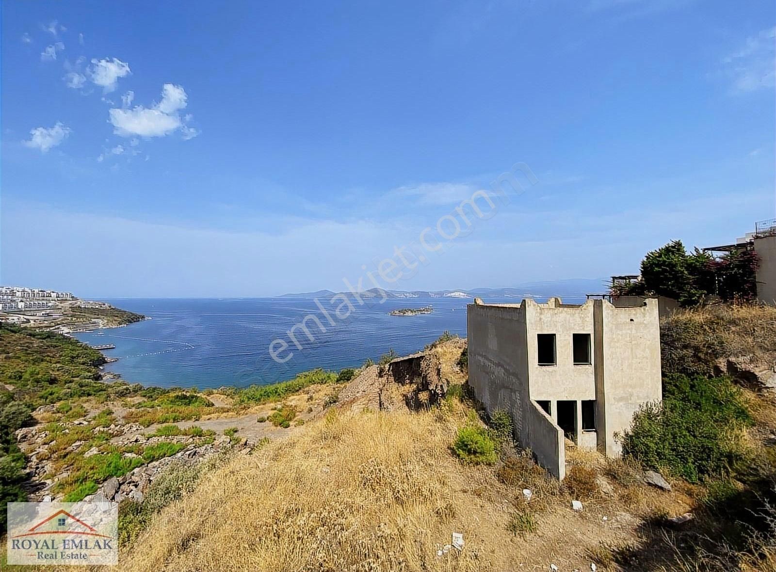 Denize İkinci Parsel Full Deniz Manzaralı Villa Arsası - Görsel 2