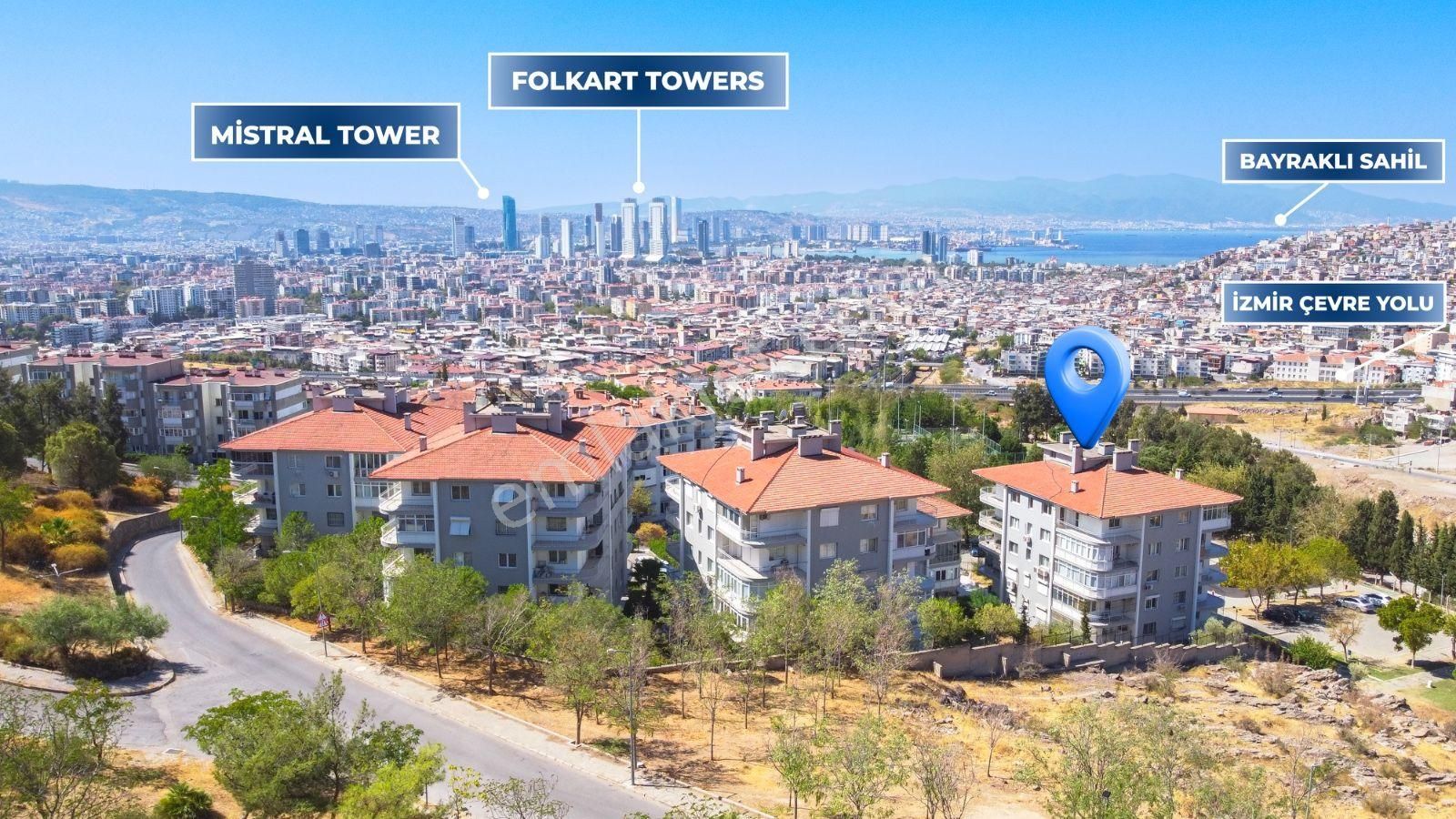 Bornova Atatürk Mahallesinde Deniz Manzaralı 3+1 Satılık Daire - Görsel 5