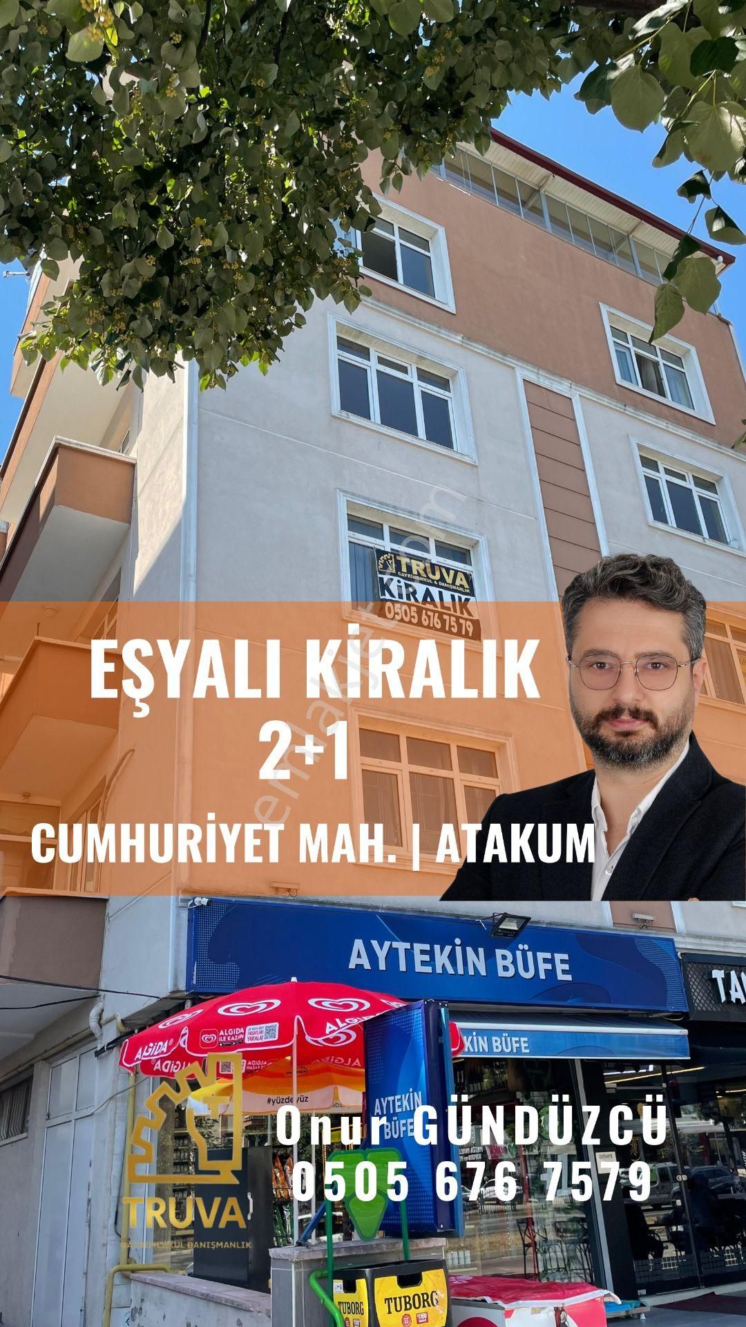 Truva // Onur'dan Atatürk Bulvarına Cephe Eşyalı Kiralık 2+1