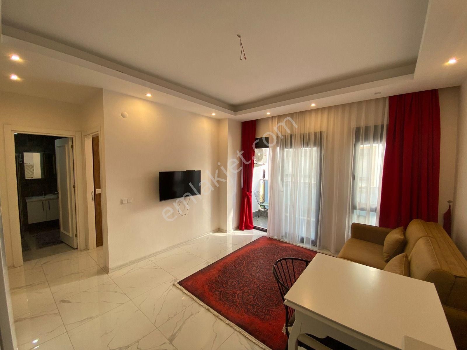 Alanya Saray Mahallesi'nde İkamete Uygun 1+1 Full Eşyalı Satılık Geniş Daire - Görsel 4