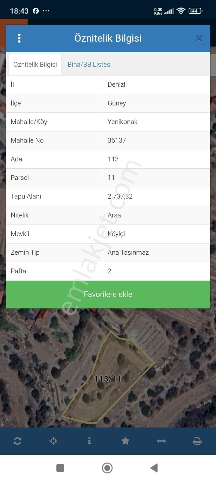Denizli/güney/yenikonak Mahallesi Köy İçi Elektrik,su Ve Yolu Mevcut Ayrı Ayrı İki Parsel - Görsel 2