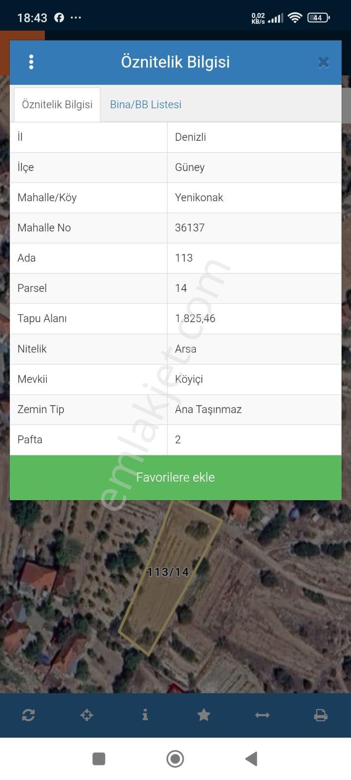 Denizli/güney/yenikonak Mahallesi Köy İçi Elektrik,su Ve Yolu Mevcut Ayrı Ayrı İki Parsel - Görsel 3