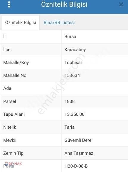 Remax Area'dan Karacabey'de Yatırımlık 13.350 M² Tarla - Görsel 2
