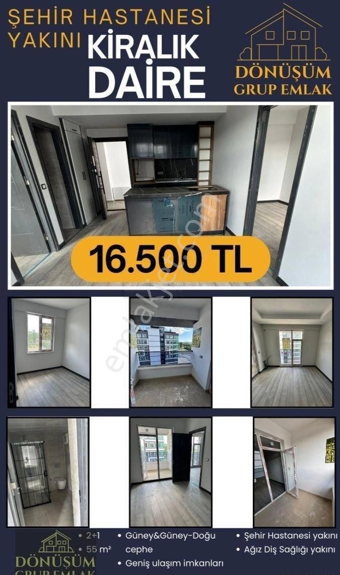 Dönüşüm'den Şehir Hastanesi Yakınında Güney Ve Güney-doğu Cepheli 2+1 (2 Adet) Lüks Daire Kiralık
