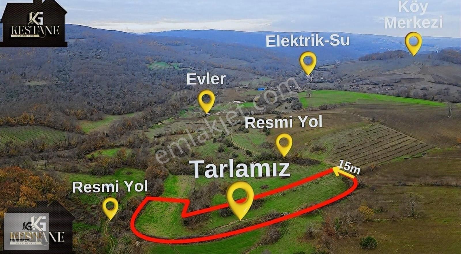 Acil Satılık| Resmi Yola 51m Cephe| %5 İmarlı Tarla
