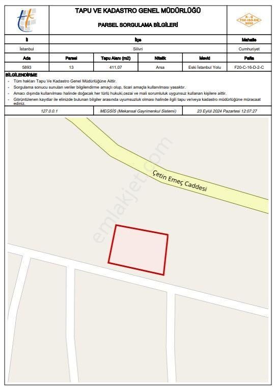 Silivri Cumhuriyet Mahallesi 411,07 M2 İmarlı Arsa Remax Astyle - Görsel 10