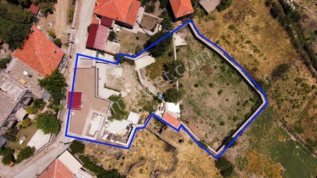 Assos Kuruoba'da Yeni Yapı 1100m2 Arsa İçinde Satılık Ultra Lüks Taş Ev - Görsel 28