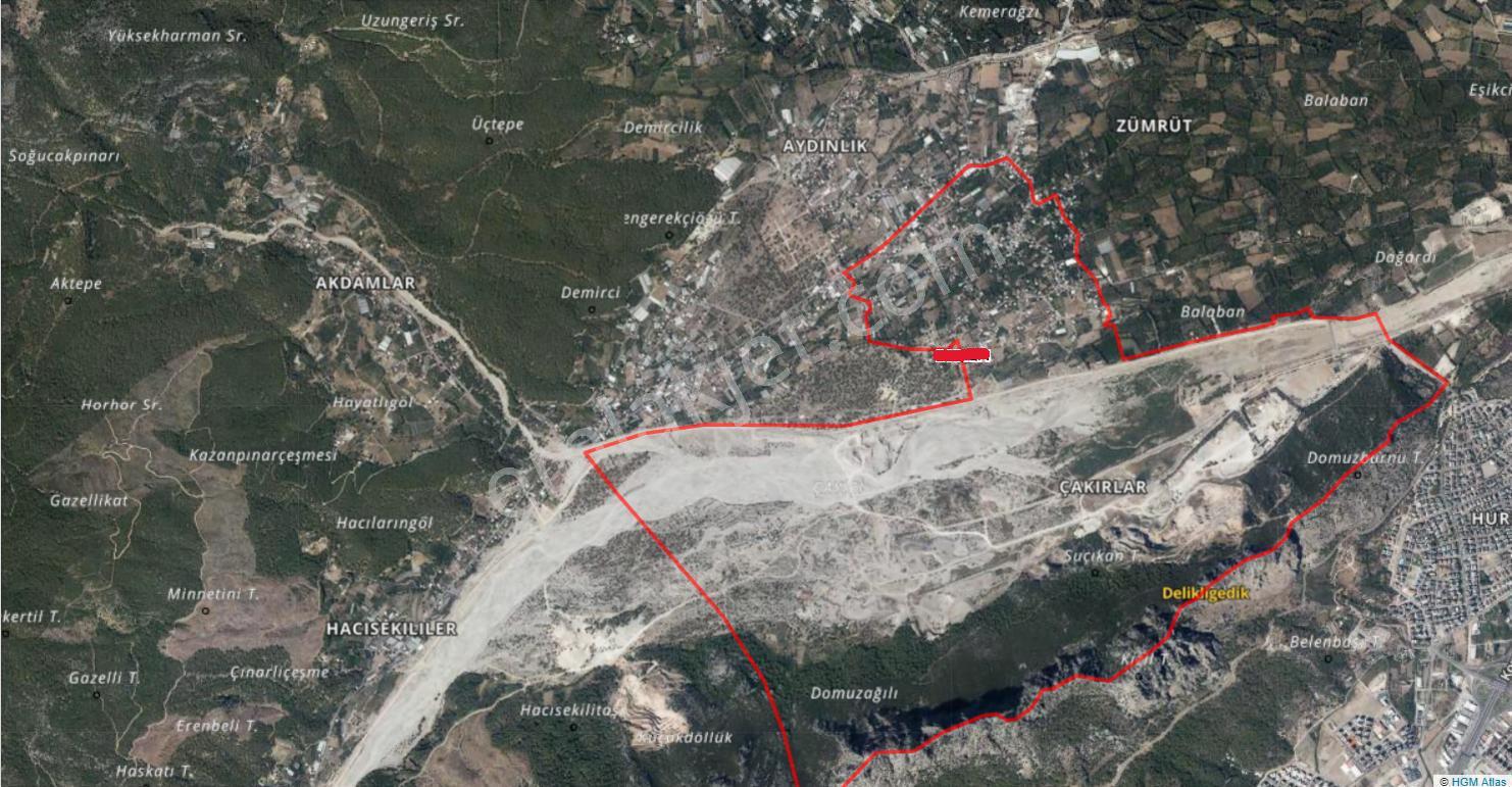 Antalya Konyaaltı Çakırlarda Yol Cepheli Müstakil Tapulu 400m2 Köşe Parsel - Görsel 2