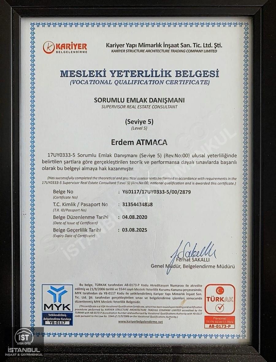 Arnavutköy'de Selçuklu Cad. Cephe 257 M2 İfrazlı Arsa - Görsel 12