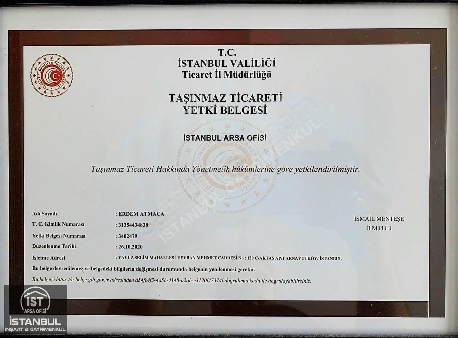 Arnavutköy'de Selçuklu Cad. Cephe 257 M2 İfrazlı Arsa - Görsel 3