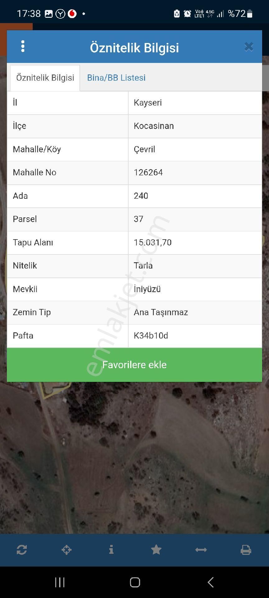 Kayseri Çevrildi Satılık Evli Bahce - Görsel 2