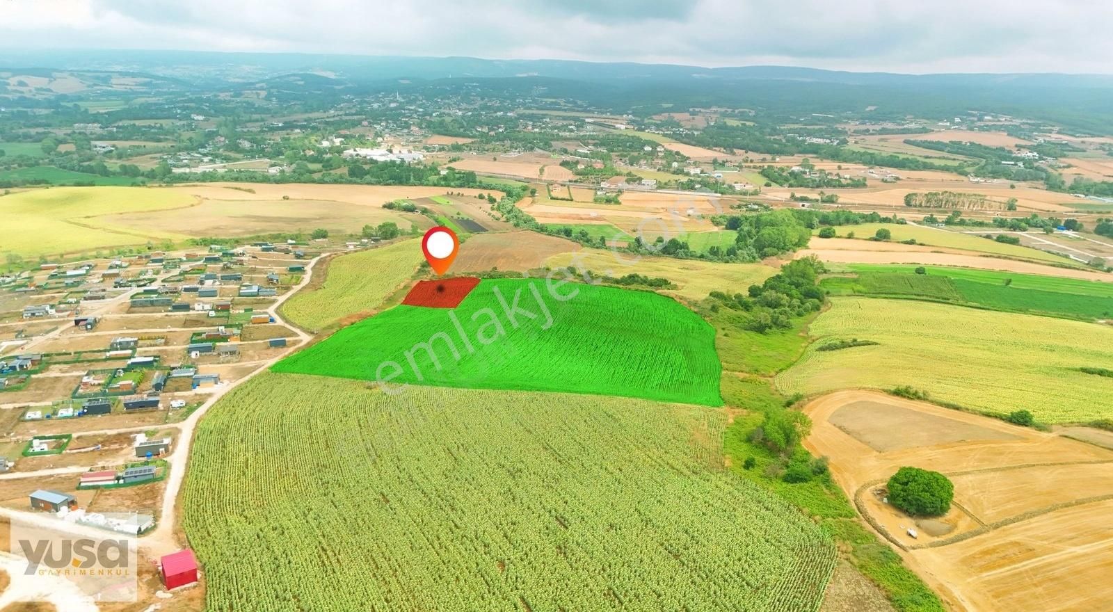 Yuşa'dan Kabakça Köyünde 1000 M2 Yatırımlık Arazi !