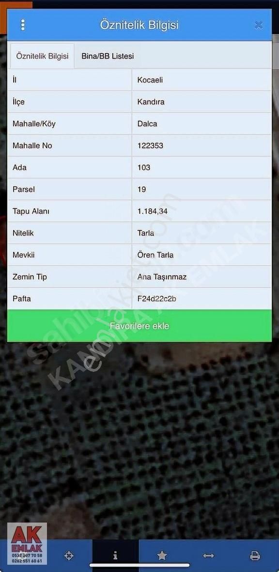 Kandıra İzmit Duble Yola Cephe 1180 M2 Küpın Arazi - Görsel 2