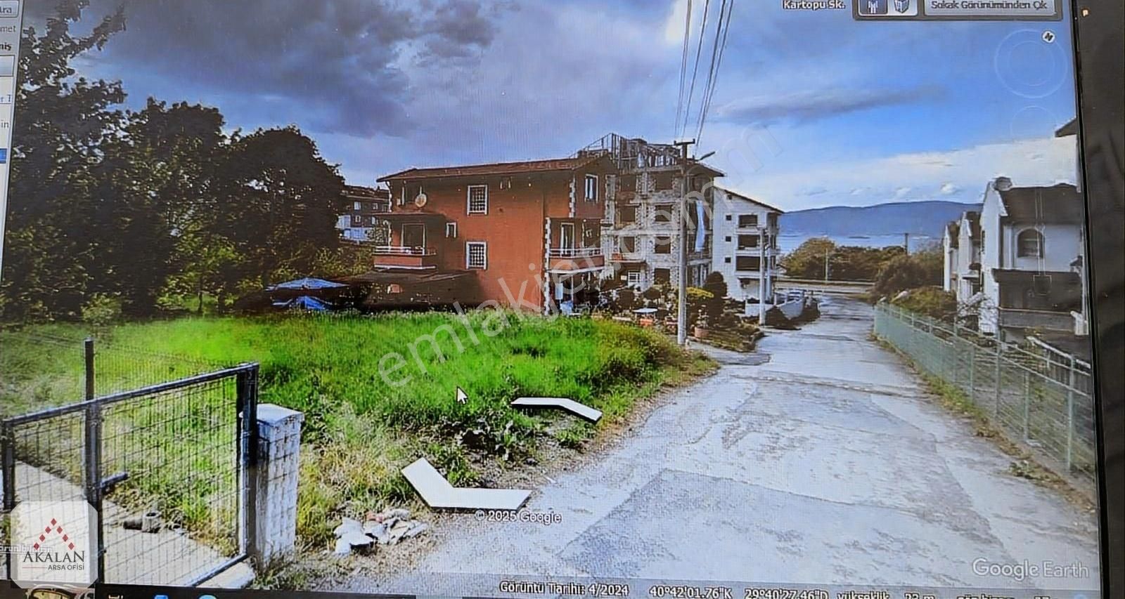 Karamürsel Ereğli'de Villalık Arsa