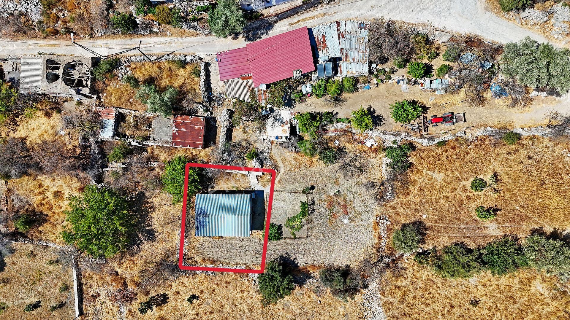 Datça Satılık Arazi Ve İçerisinde 1+1 Prefabrik Ev Sındı Zeytincik'te Fırsat Fiyat!!! - Görsel 8