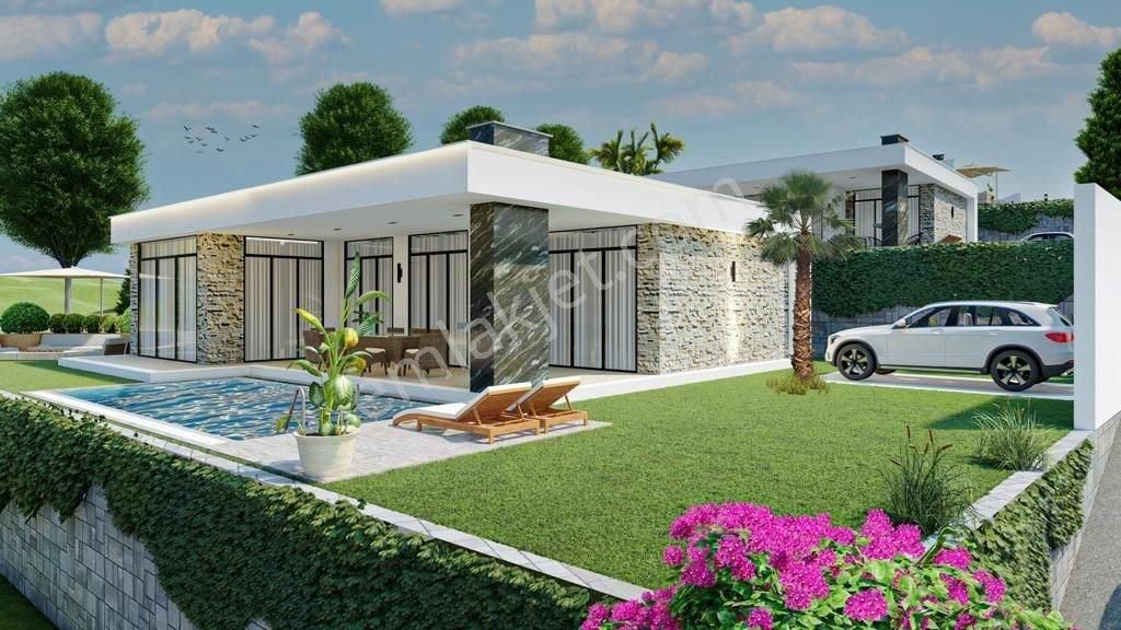 Bodrum Yalıçiftlik Projeden Satılık Tek Katlı Özel Havuzlu 3+1 Villa