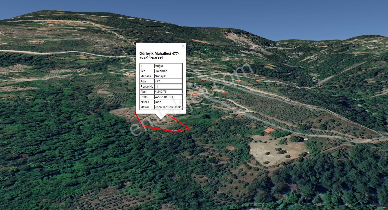 Dost Emlak'tan Gürleyik'te 4240 M² Satılık Tarla - Görsel 10