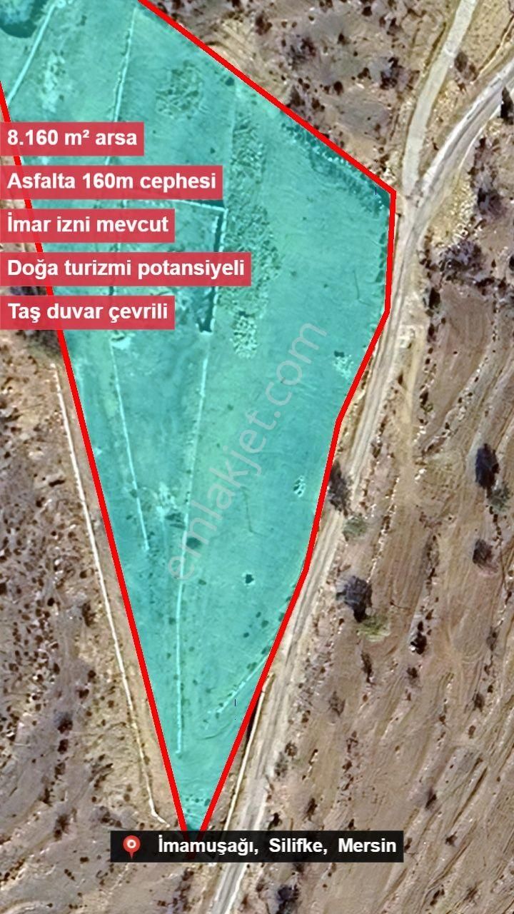 Silifke'de 8160m2 Satılık Kaçırılmayacak Fırsat Tarla - Görsel 4