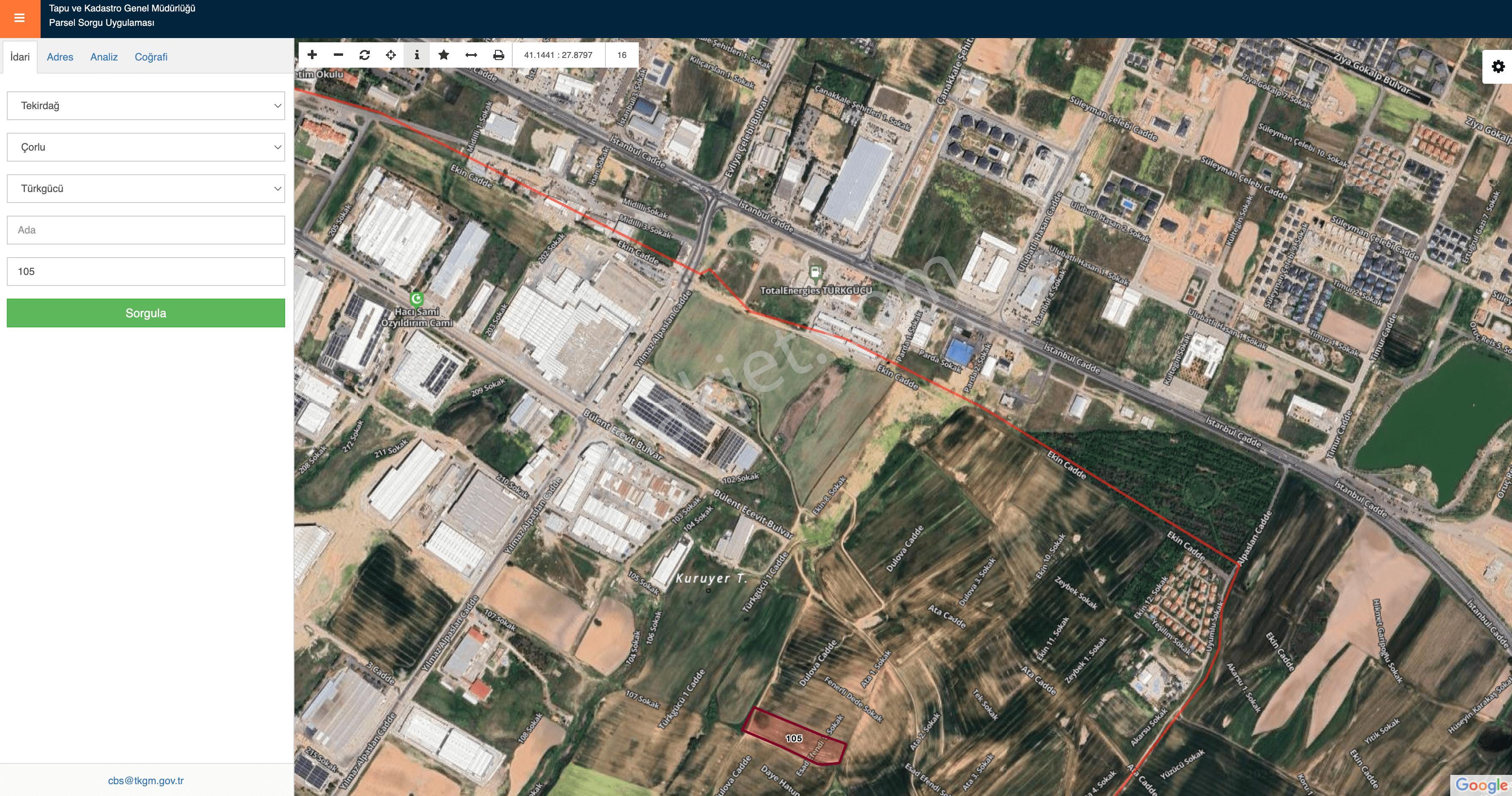 Çorlu Türkgücü Mahallesi Muhteşem Konumda 11.600 M2 Satılık Arsa - Görsel 16