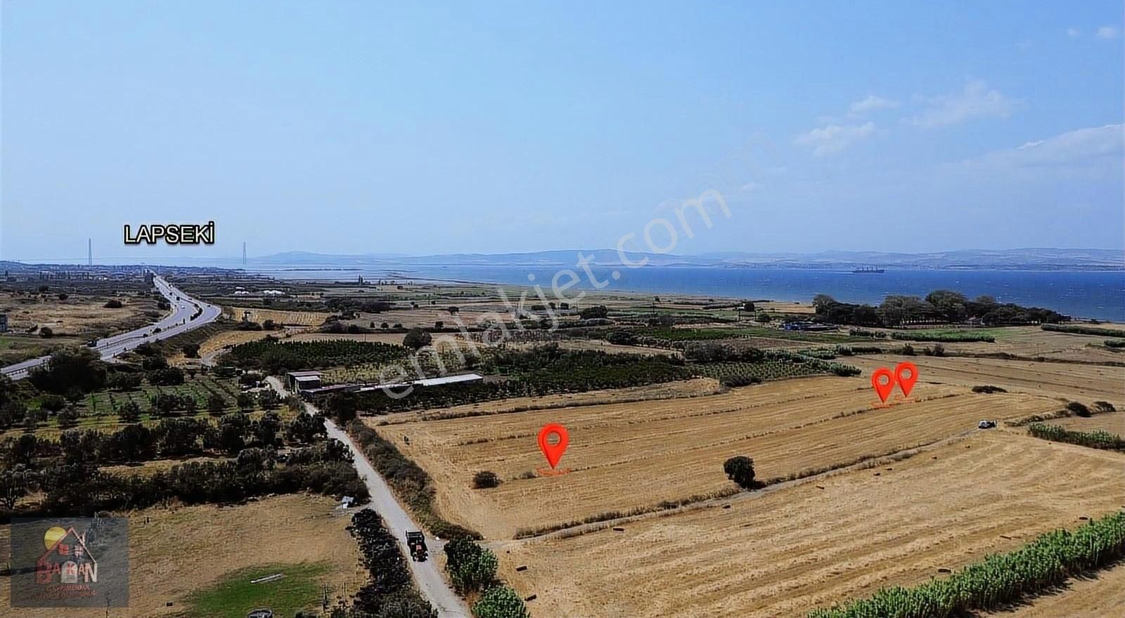 Lapseki Çardak Zincirbozanda 350 M2 Arsa Uygun Fiyat 3 Adet - Görsel 3