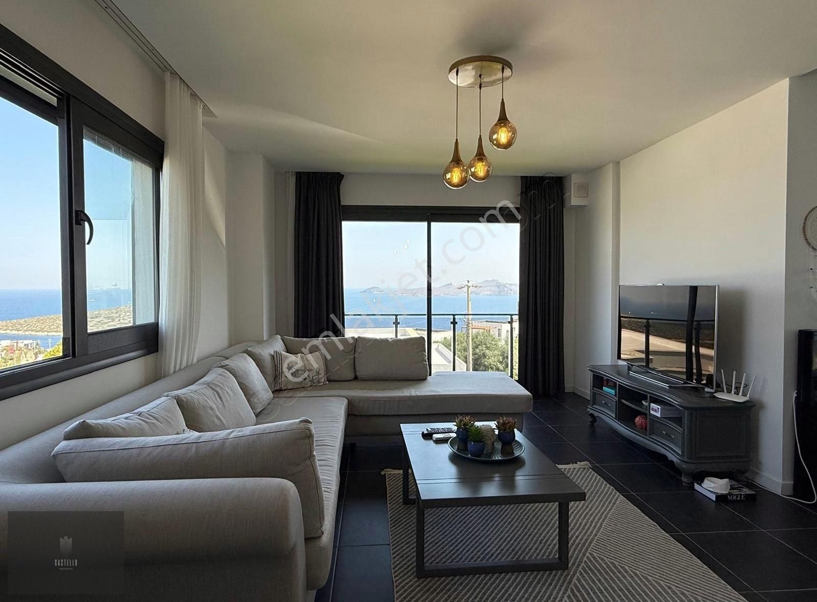 Bodrum Gümüşlük Koyunbaba 'da Deniz Manzaralı Satılık Villa - Görsel 2