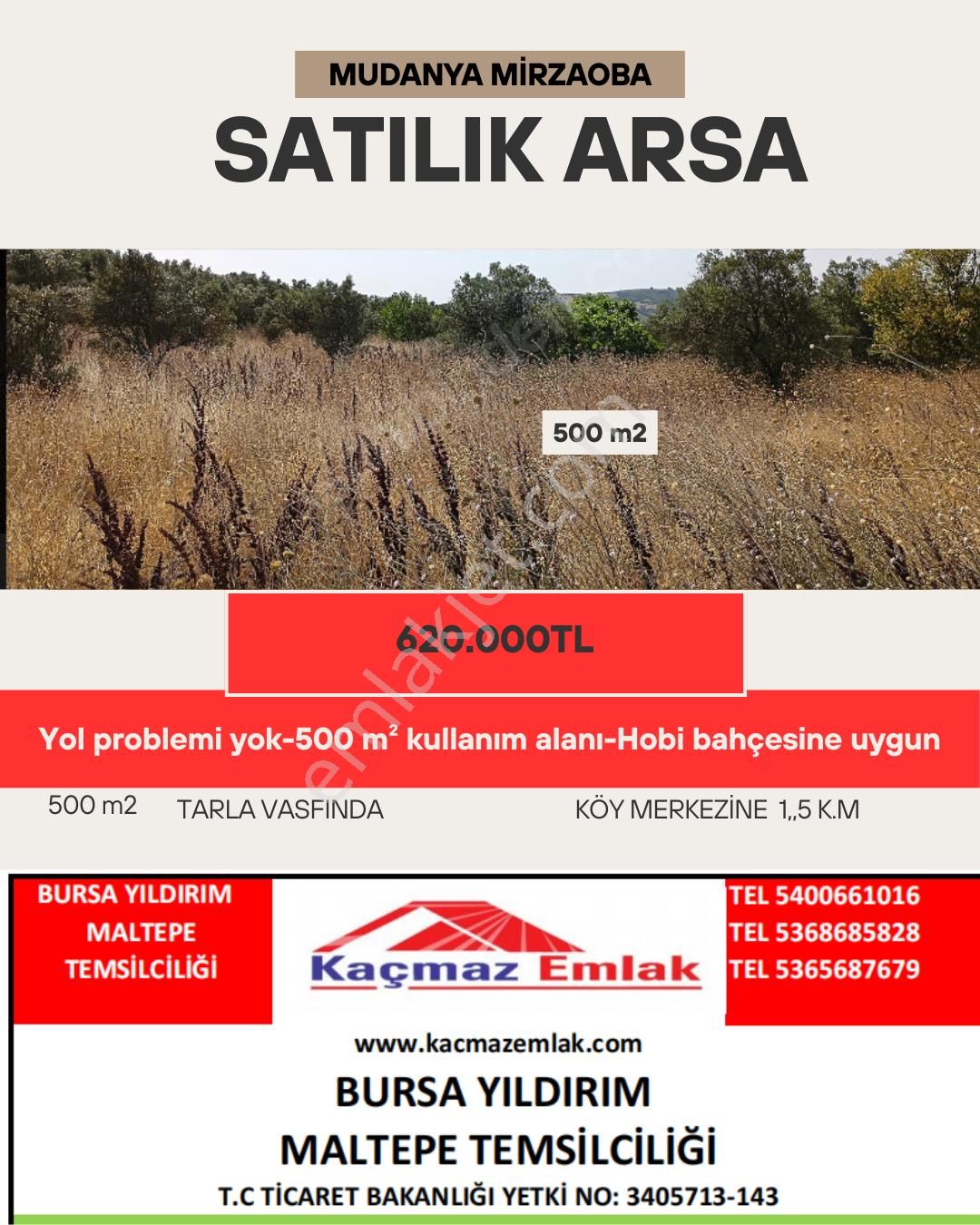 Mudanya Mirzaoba Da Satılık Hobi Bahçesi - Görsel 2