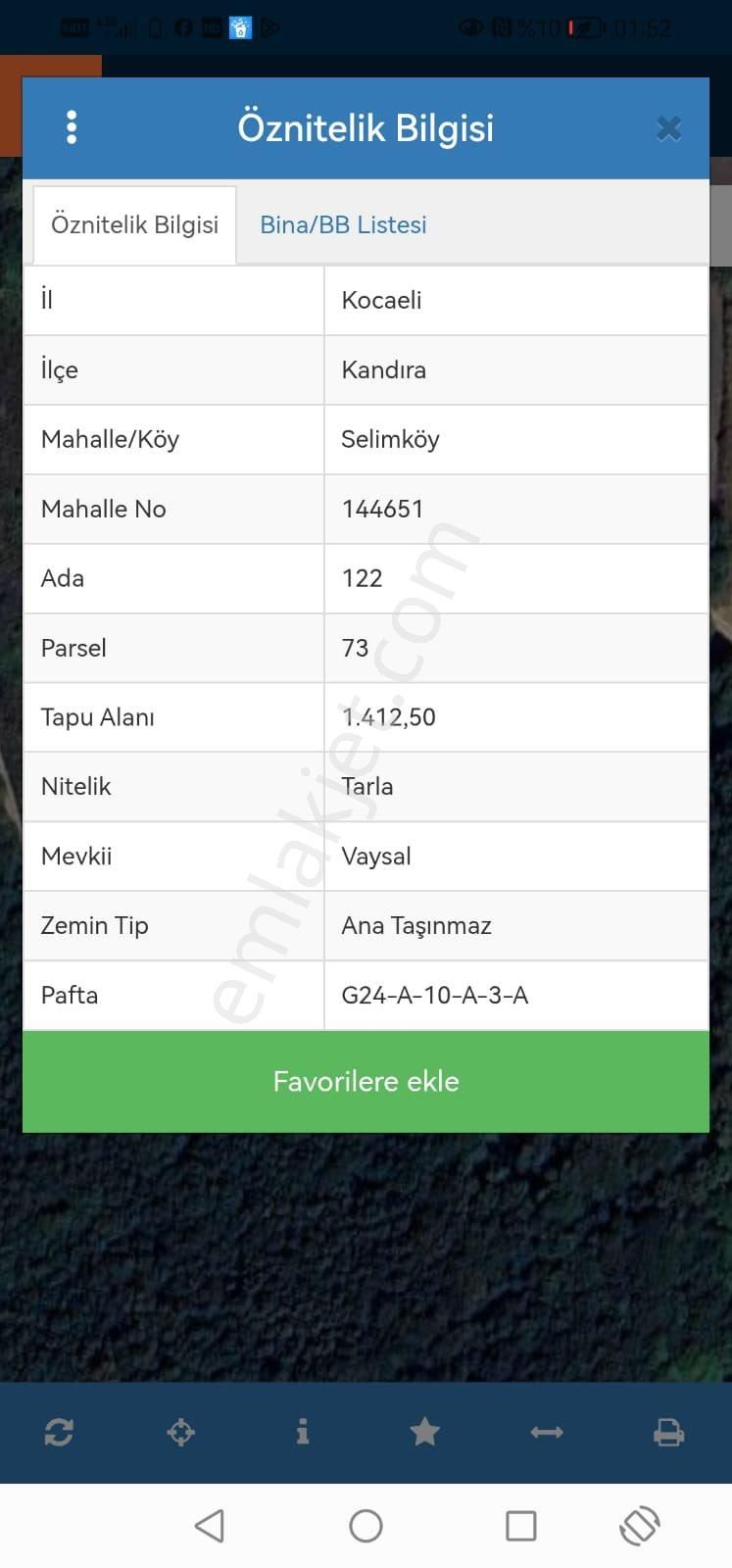 Kocaeli Kandıra Fındık Bahçesi Satılık