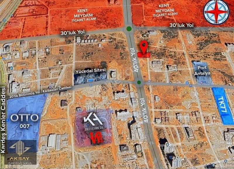 Akbay'dan Altıntaş'ta 40'lık Yola Cepheli 1269m2 Köşe Parsel - Görsel 3