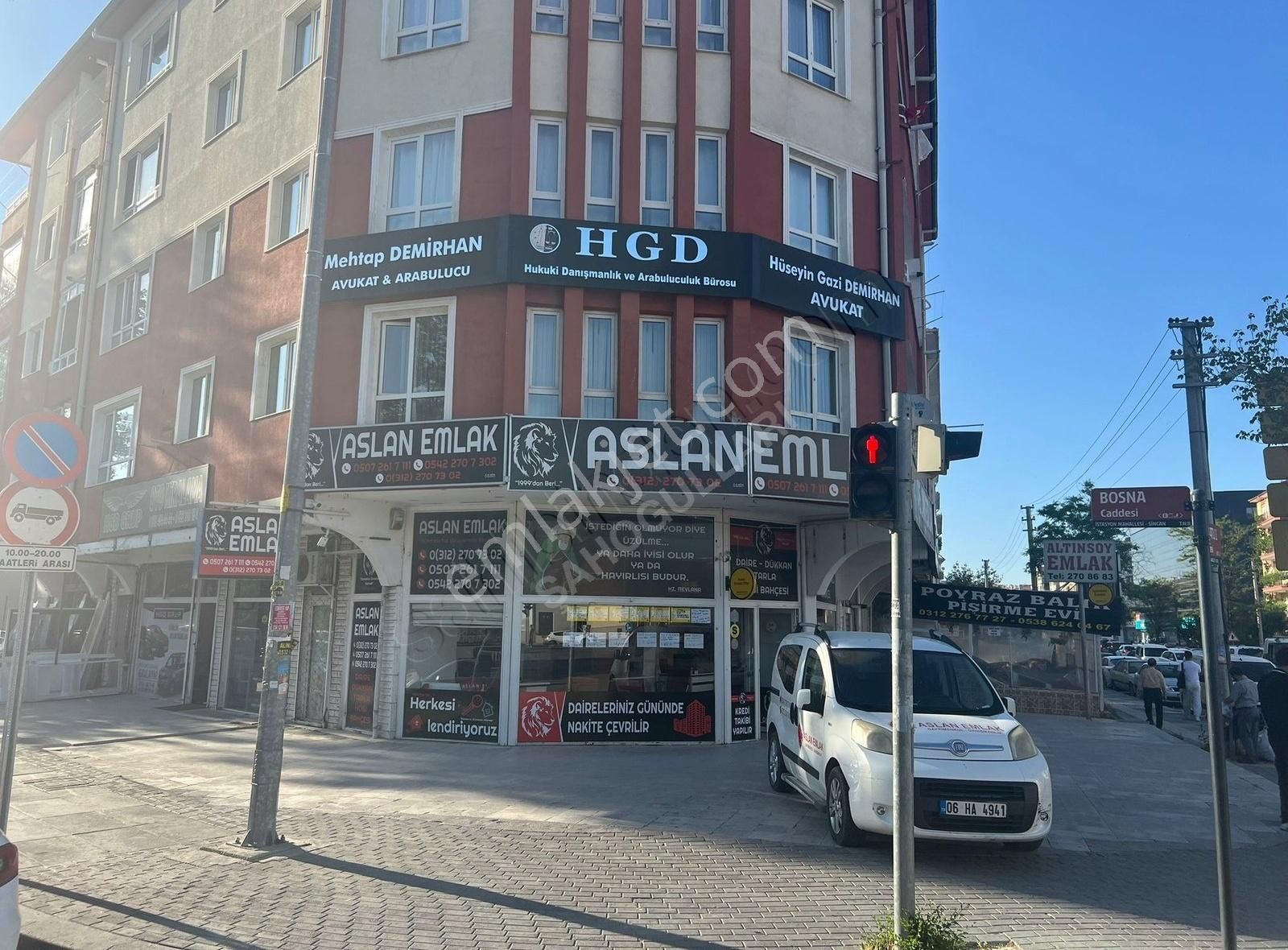 Sincan Merkezde Ara Katta Cadde Cepheli Kiralık Daire