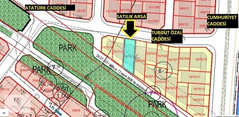 Miraç Emlaktan Cadde Üstü Ticari+konut İmarlı Satılık Arsa