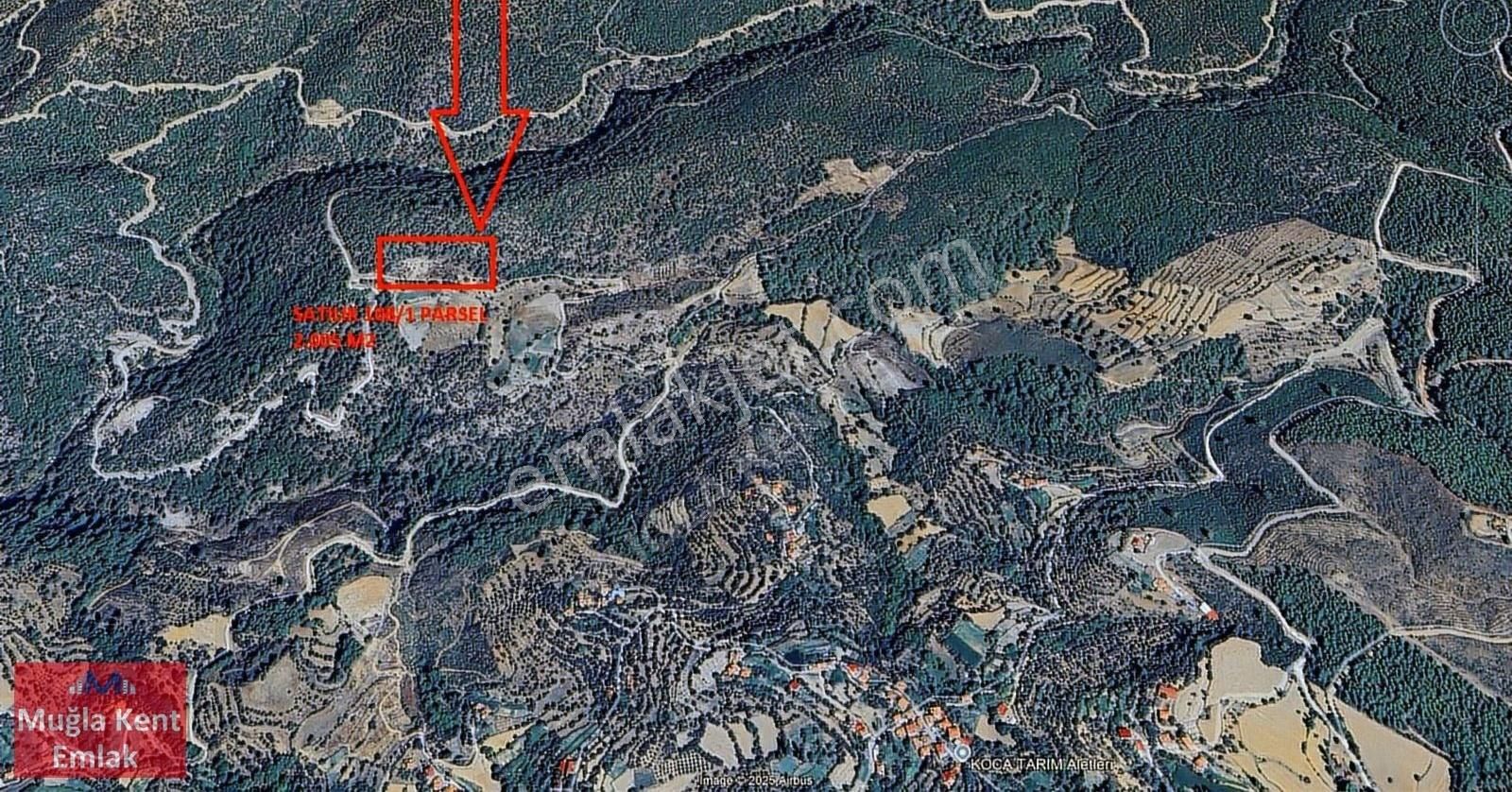 Muğla Yatağan Yukarı Yayla Mahallesinde Satılık 2000 M2 Arazi