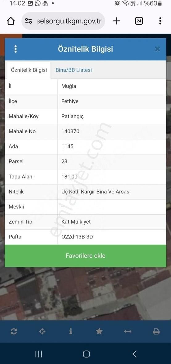 Süleyman Demirel Bulv. İşkur Karşısında %40 İmarl Arsa