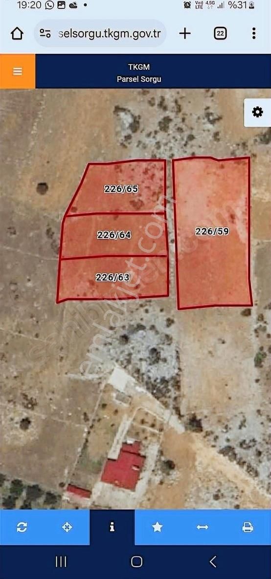 Yayla Ceylan'da 512 M2 Yolu Olan Elektk Su Hemen Yanında Parsel