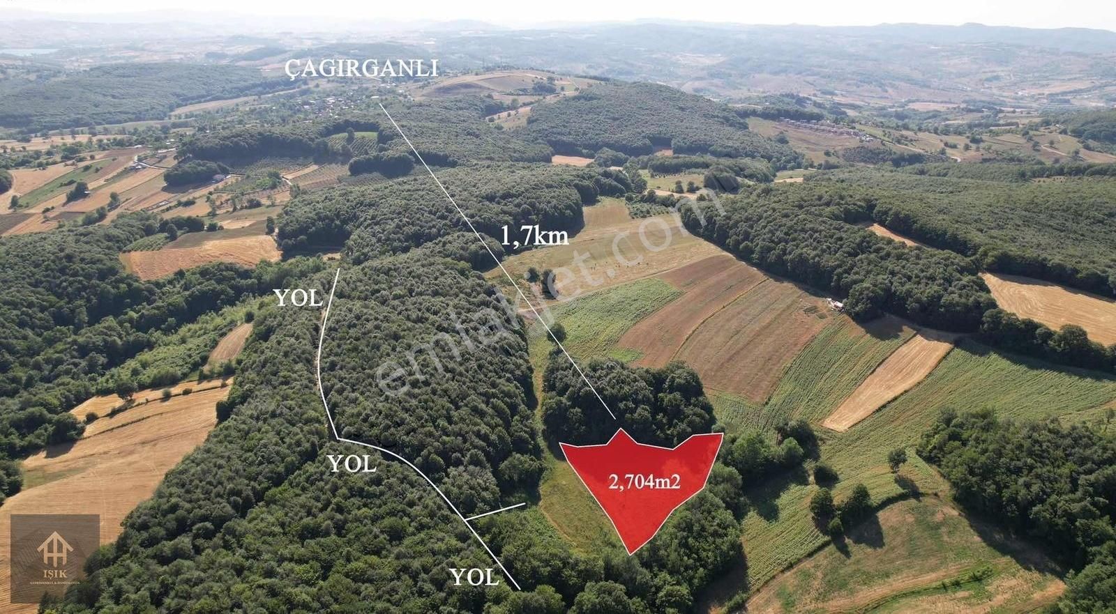Uygun Fiyatlı İzmit Çağırgan'da Satılık 2.704 M2 Tarla