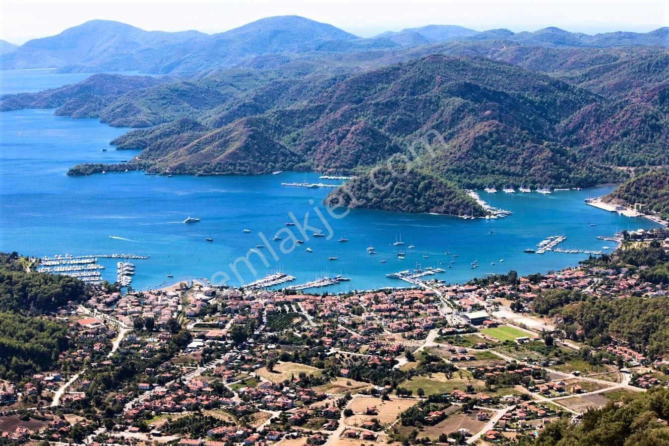 Fethiye Göcek Gökçeovacık'ta Satılık, Deniz Manzaralı, 11.650 M2 Tarla - Görsel 2