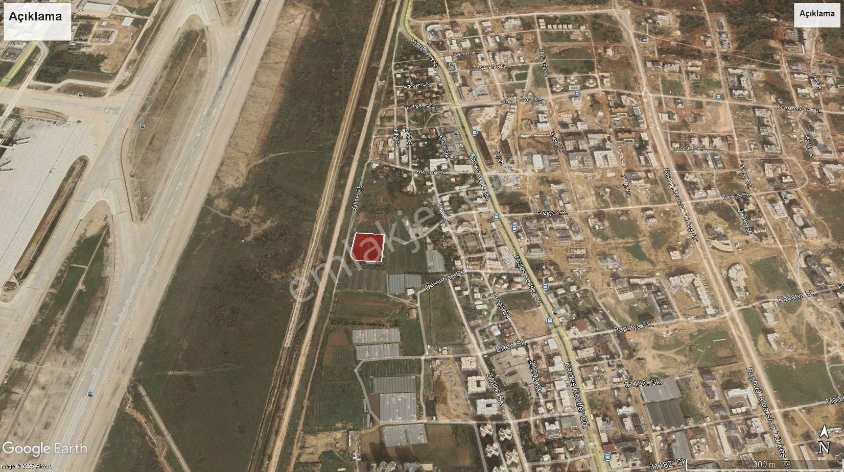 Antalya Aksu Altıntaşta 5.000 M² Ticari+konut İmarlı Arsa - Görsel 5