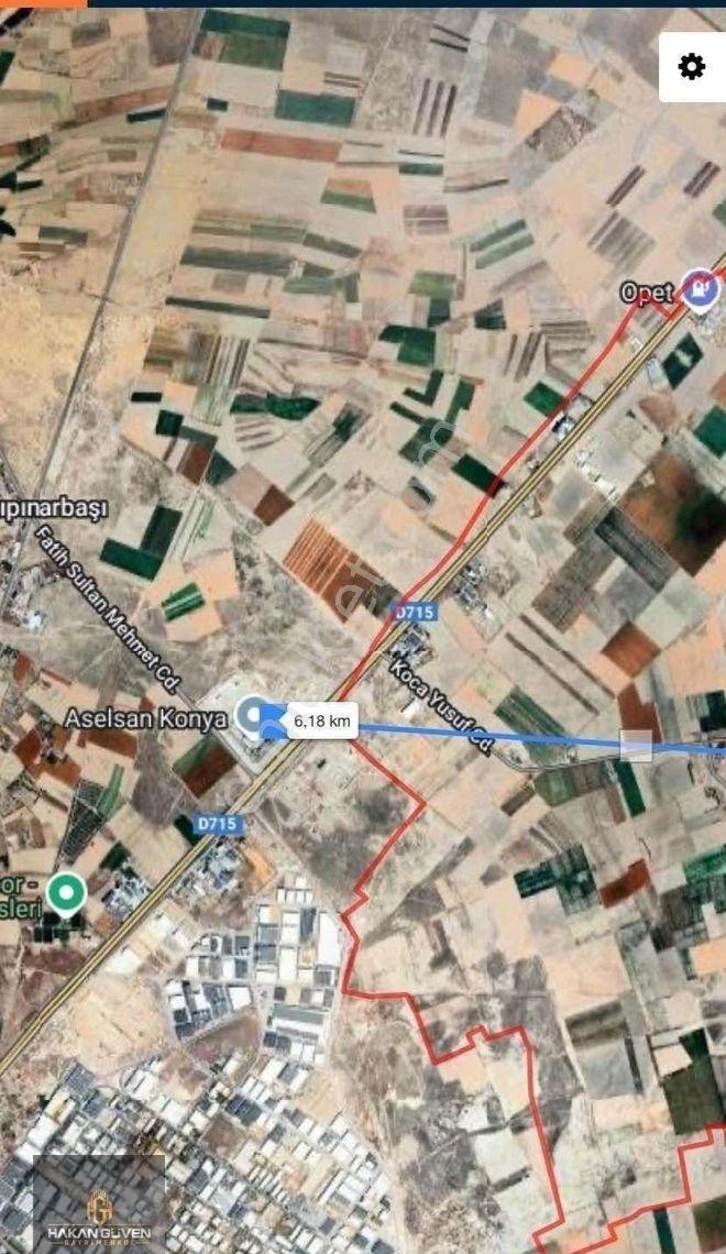 Şelçuklu Tömekte Sanayi Öngörü Alanında Satılık 2.000 M2
