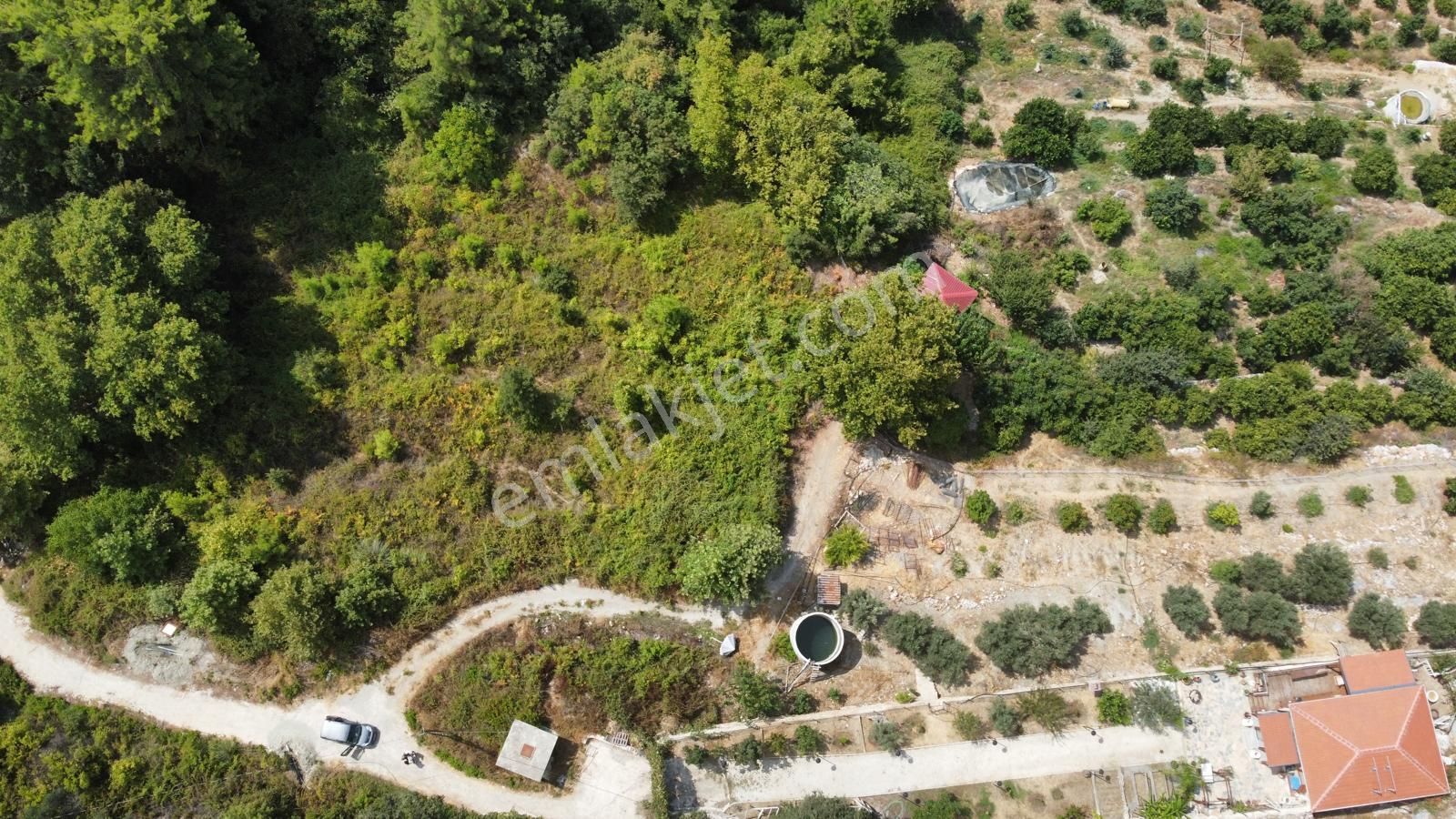 Alanya Gözüküçüklü Mahallesinde Satılık Deniz Manzaralı Tarla - Görsel 4
