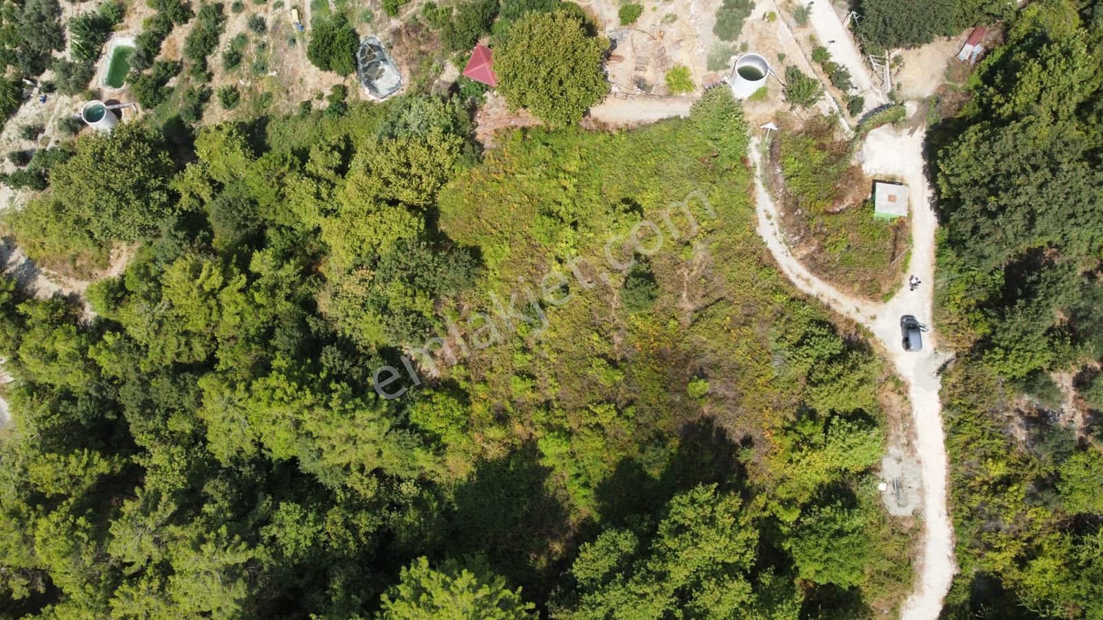 Alanya Gözüküçüklü Mahallesinde Satılık Deniz Manzaralı Tarla - Görsel 5