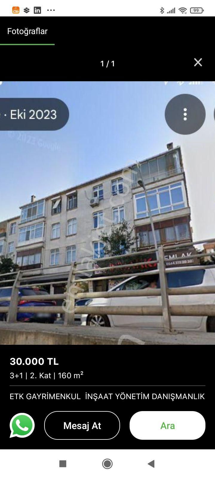 Büyükçekmece Fatih Mahallesi'nde Kiralık 3+1 Daire