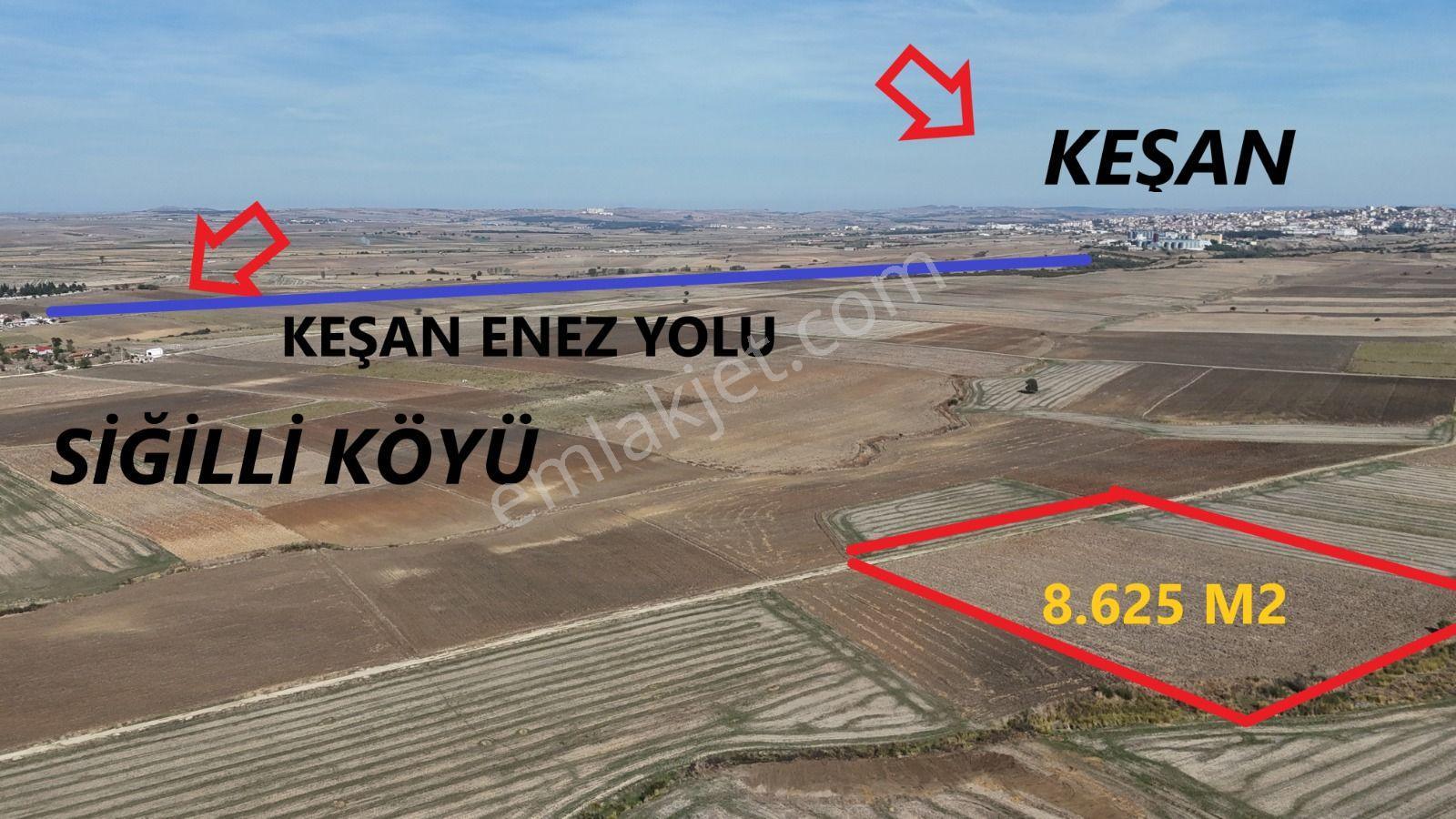 Ege Emlak'tan Keşana Yakın Siğillide Geleceğe Yatırımlık Tarla