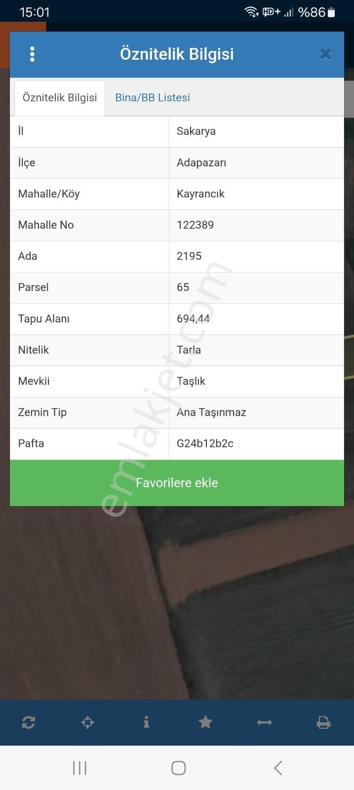 Acil Sakarya Adapazarı Kayrancıkta Yatırımlık Hobı Bahçesi - Görsel 2