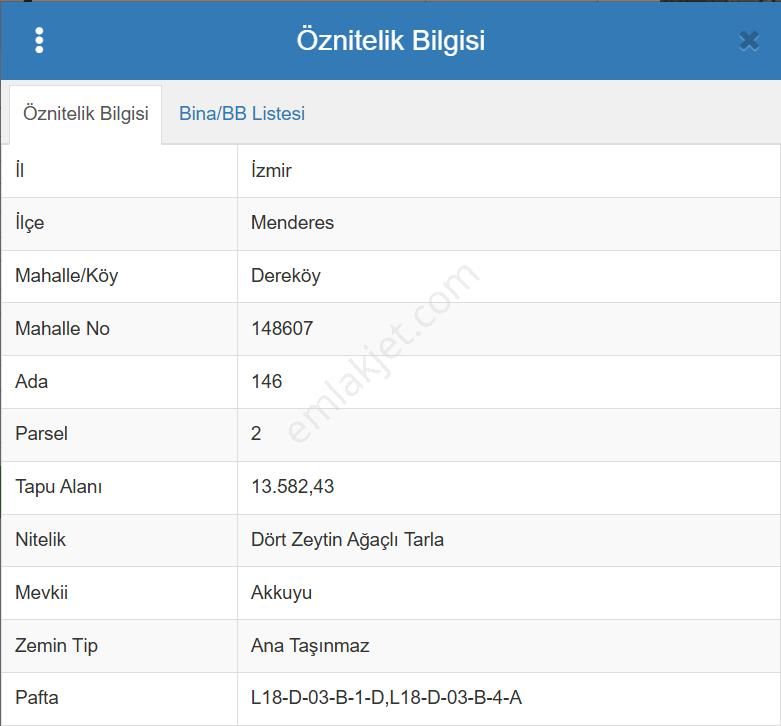 Menderes Dereköy'de Fırsat Satılık Tarla (içi Dolu)