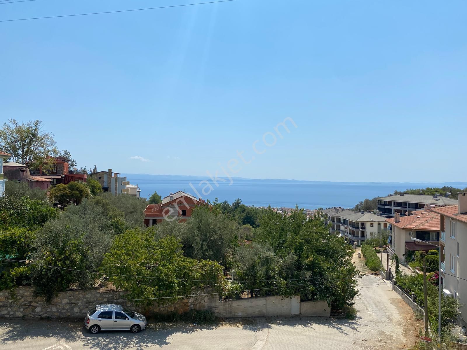 Altınoluk İlkbahar'dan Pazar Yerinin Üstünde Full Deniz Manzaralı Yüksek Giriş Uygun 3+1 Dublex - Görsel 38