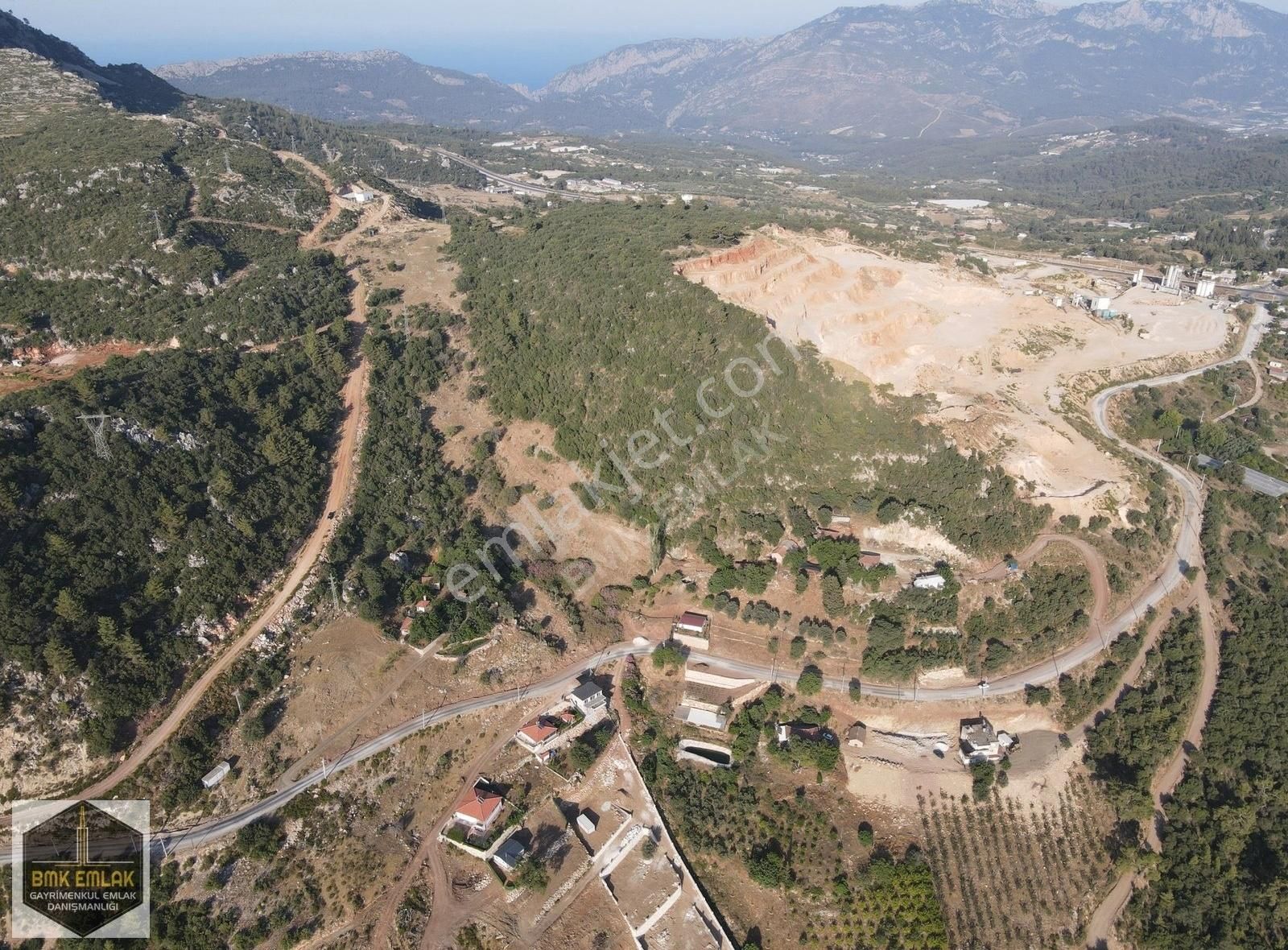 Bmk'dan Antalya Kumluca Belen'de Deniz Manzaralı Yola Sıfır Arsa - Görsel 34