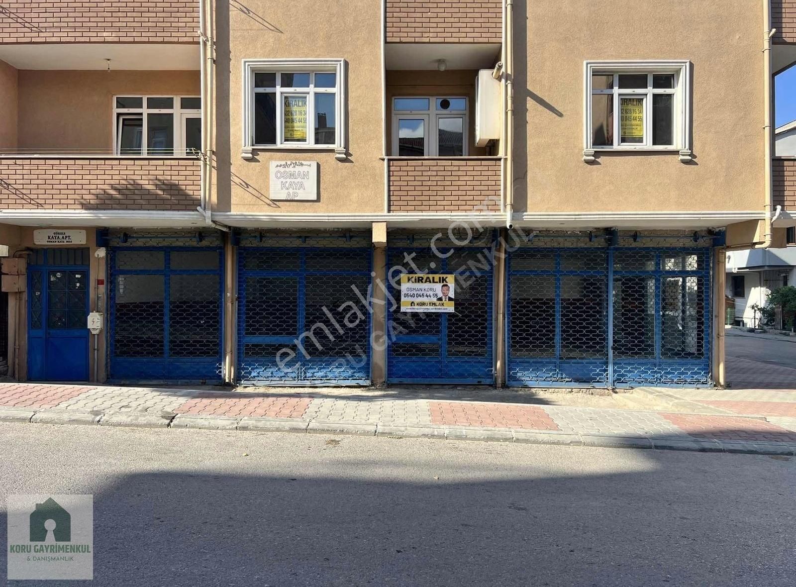 Koru Emlak'tan Köşe Nokta Kiralık 90m İşyeri Şekerpınar Cd Yanı