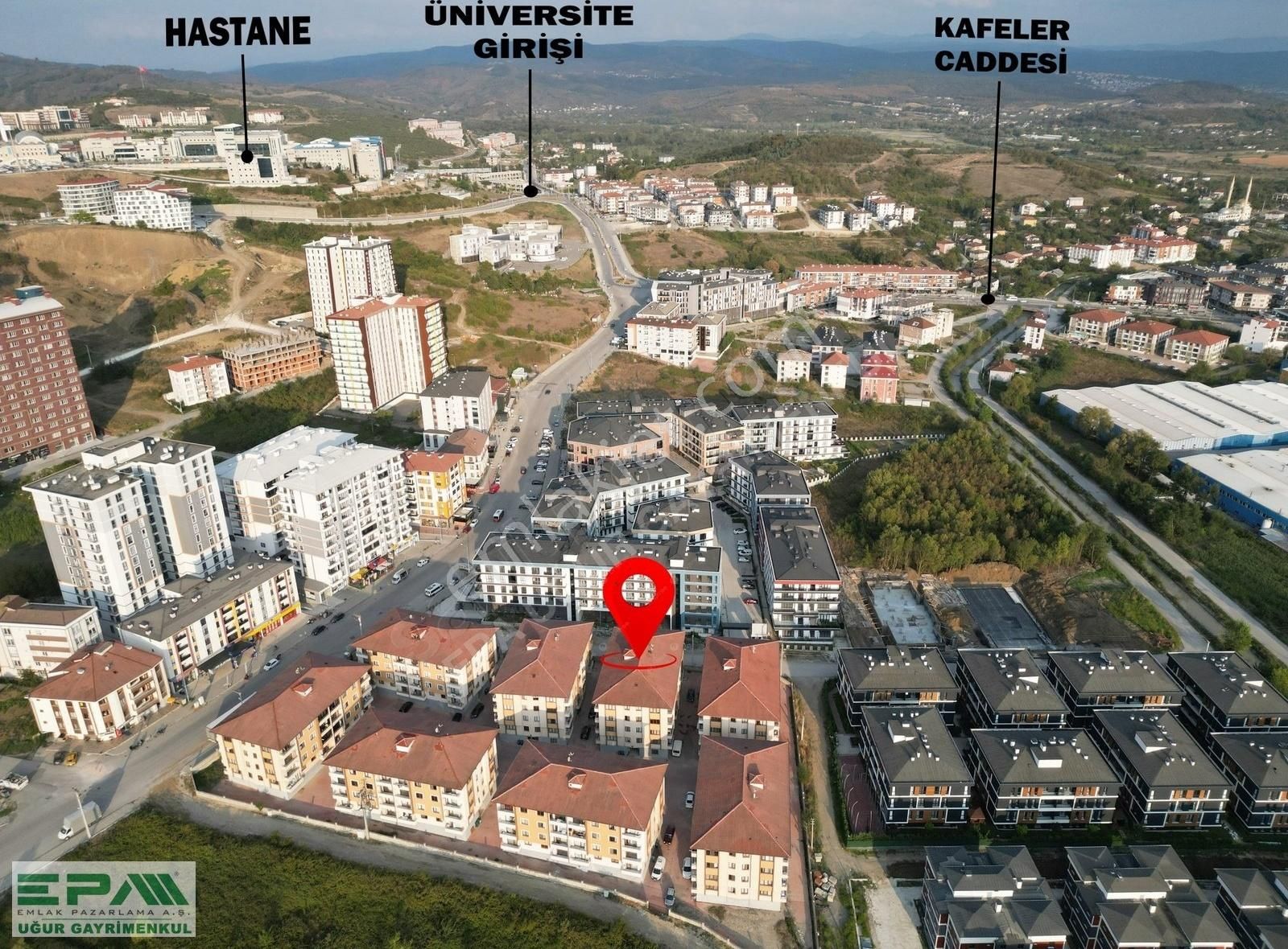 Epa Uğur'dan Üniversite Bölgesi Eşyalı Kiralık Geniş 1+1 Daire
